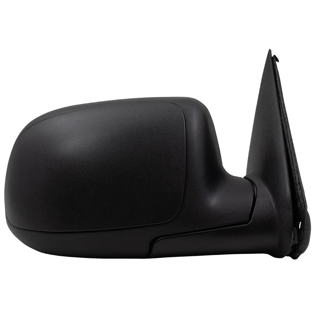 Brock Replacement Driver and Passenger Manual Side Door Mirrors with Textured Caps Compatible with 99-06 Silverado New Body Style Pickup Truck
