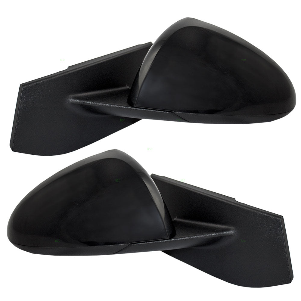 Brock Replacement Driver and Passenger Set Power Side Door Mirrors Compatible with 2013-2015 Spark 2016 Spark EV 95101454 95101463