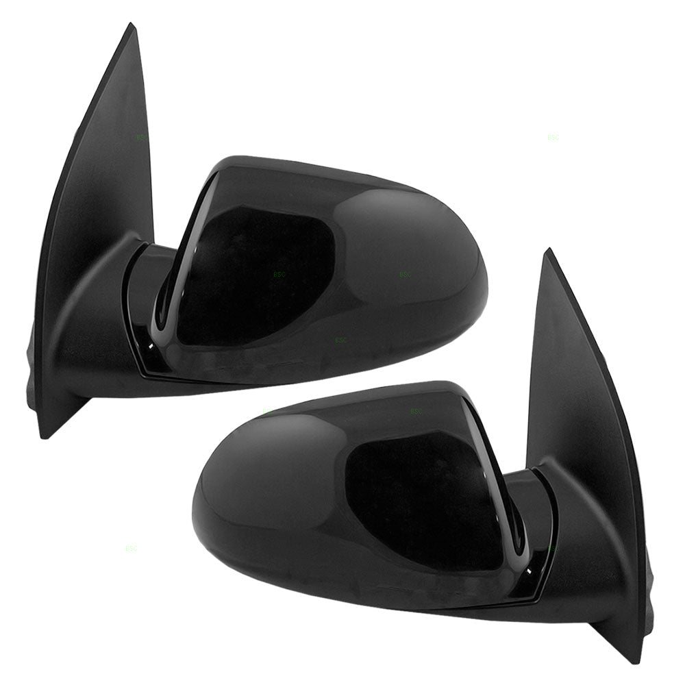Brock Replacement Driver and Passenger Set Power Side Door Mirrors Compatible with 2006-2009 Equinox Torrent 19169155 19169156