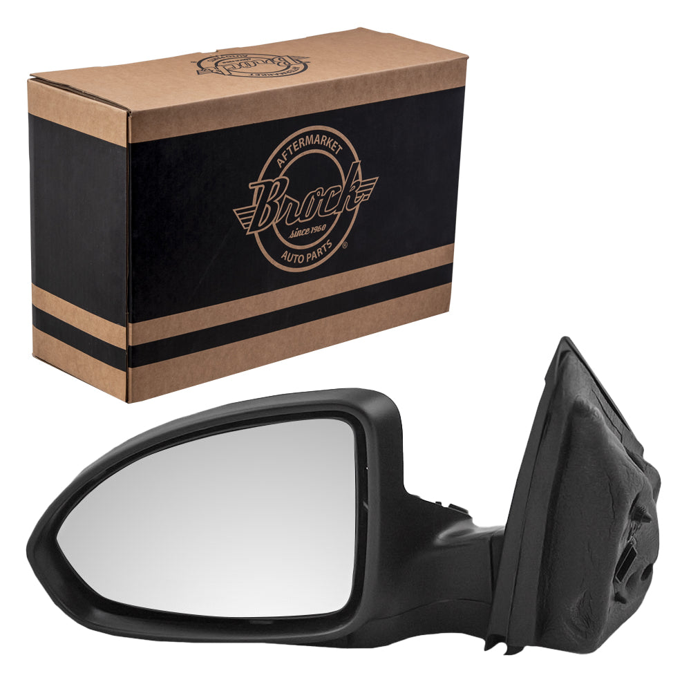 Brock Replacement Driver Power Side Door Mirror Heated Compatible with 2011-2015 Cruze 2016 Cruze Limited 19258659