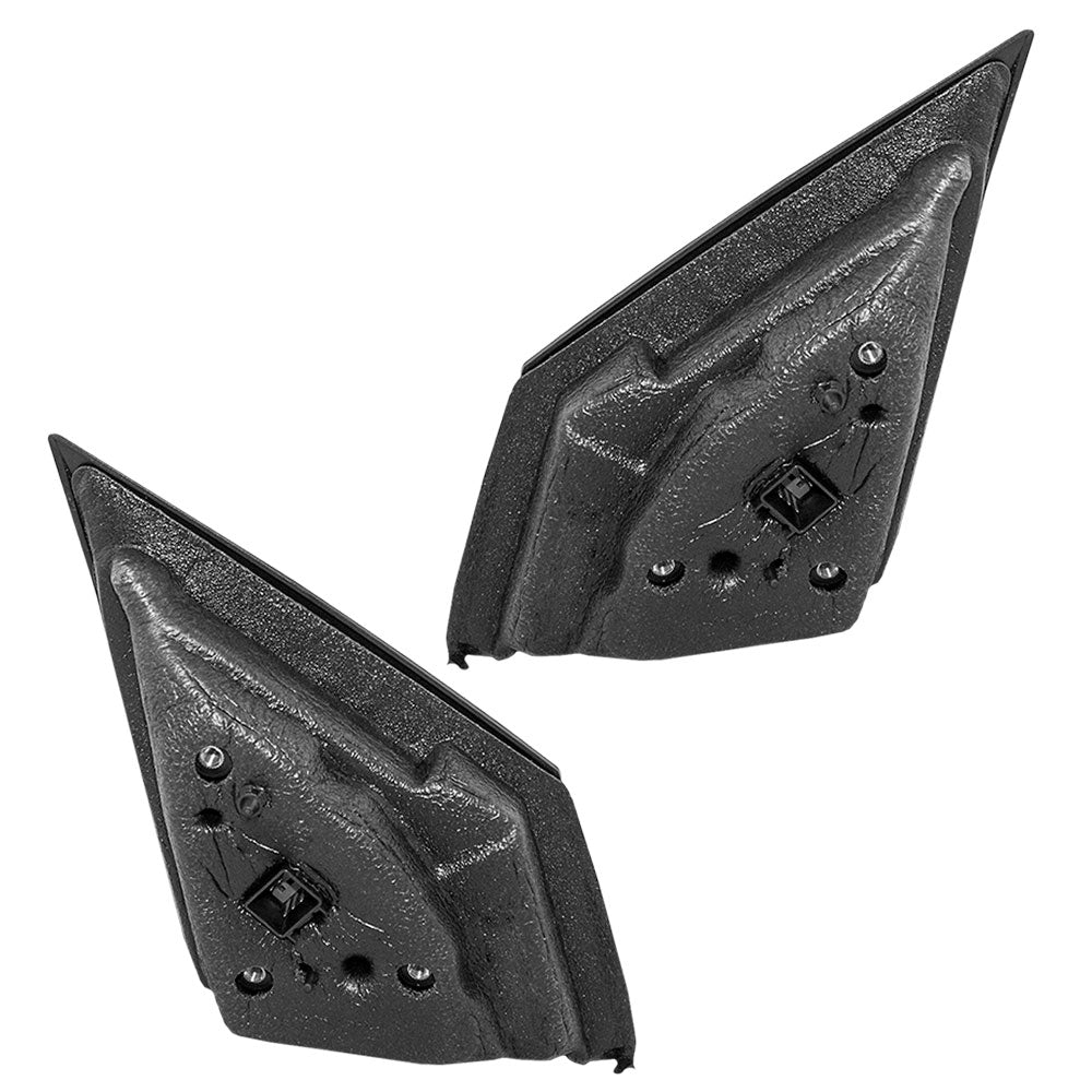 Brock 1336-3054LR Driver Left Passenger Right Power Mirror Set Paint To Match With Heat Without Side Object Sensor Driver Left Compatible With 2011-2015 Chevrolet Cruze 2016 Chevrolet Cruze Limited