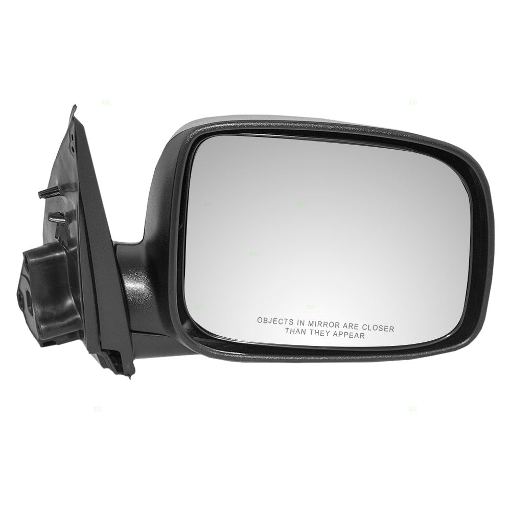 Brock Replacement Passenger Power Side Door Mirror Textured Compatible with 2004-2012 Colorado Canyon Pickup Truck 21996377