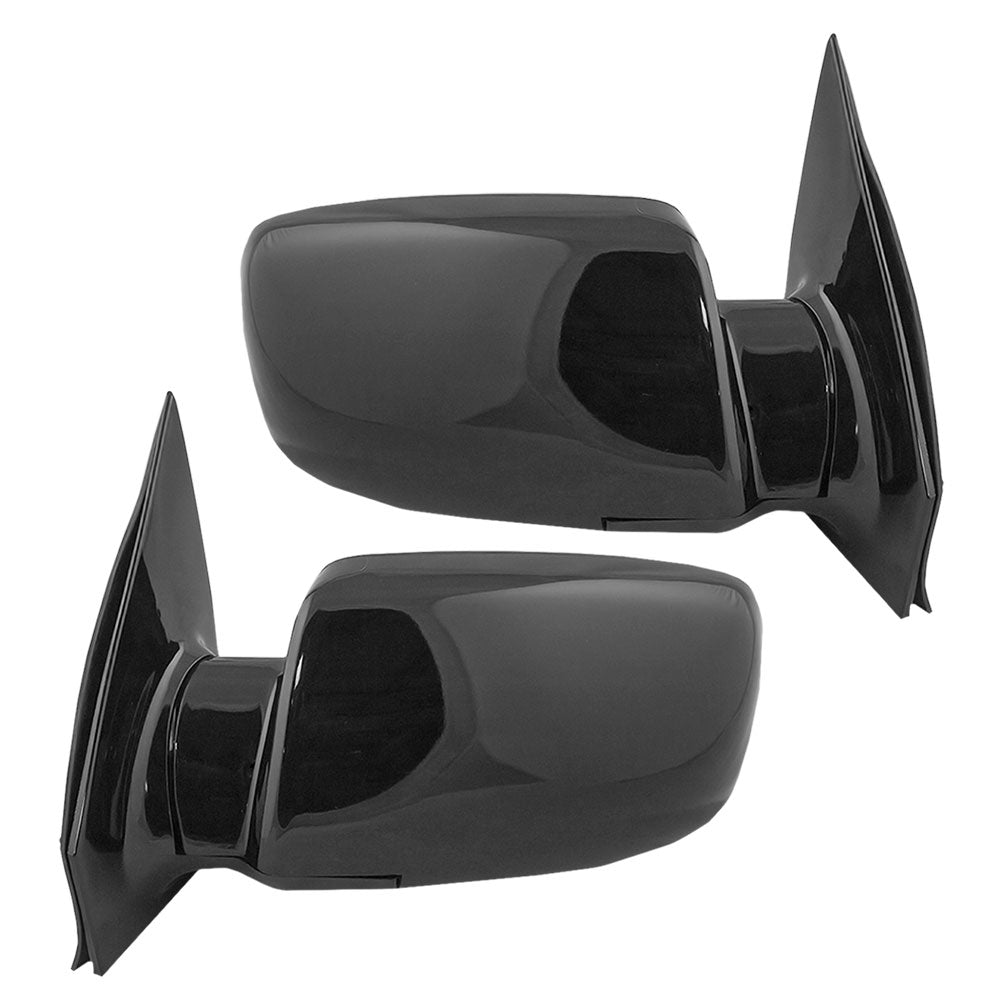 Brock Replacement Driver and Passenger Set Power Side Door Below Eyeline Mirrors Compatible with 1999 Astro Safari Van 15031783 15031782