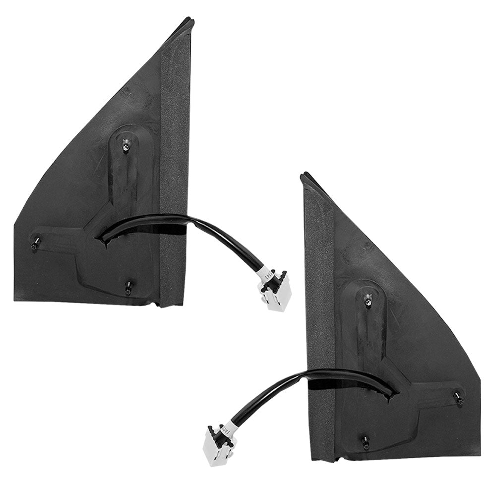 Brock Replacement Driver and Passenger Set Power Side Door Below Eyeline Mirrors Compatible with 1999 Astro Safari Van 15031783 15031782