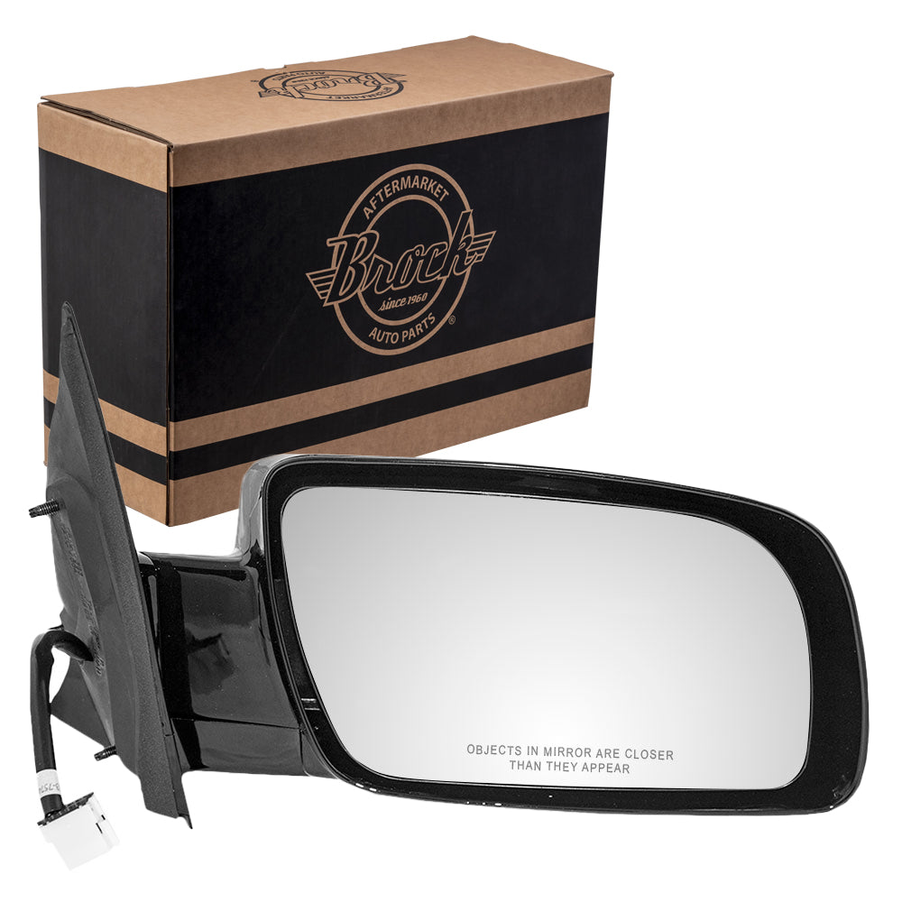 Brock Replacement Passenger Power Side Door Below Eyeline Mirror Compatible with 1999 Astro Safari Van 15031782