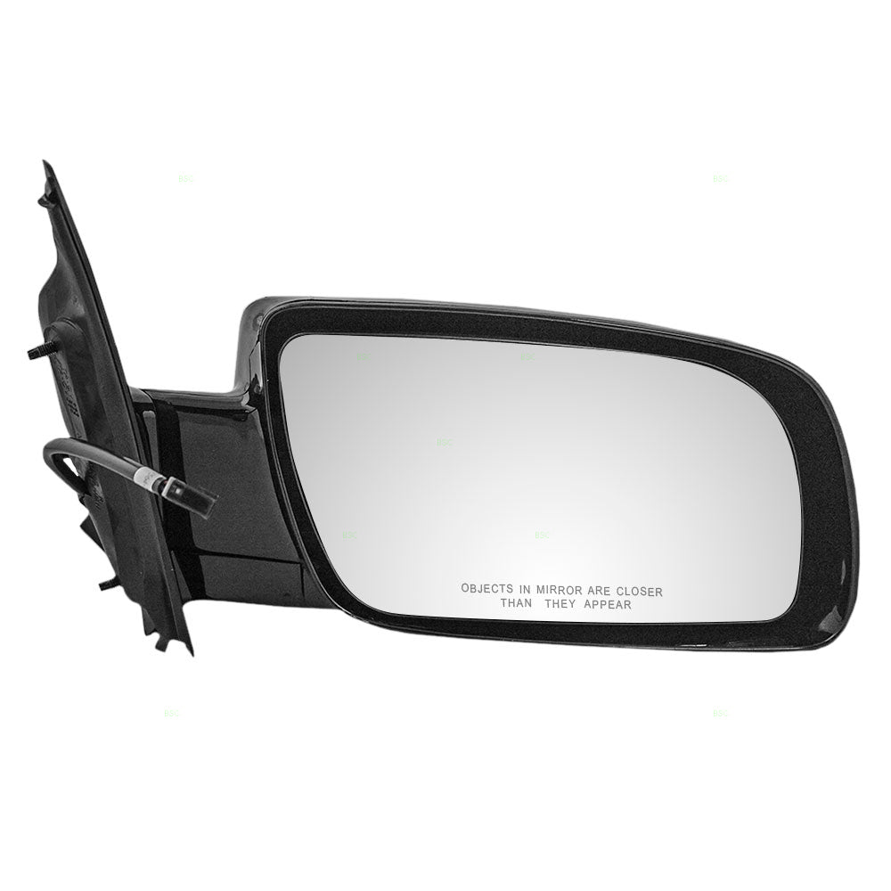 Brock Replacement Passenger Power Side Door Below Eyeline Mirror Compatible with 2000-2005 Astro Safari Van 15757376