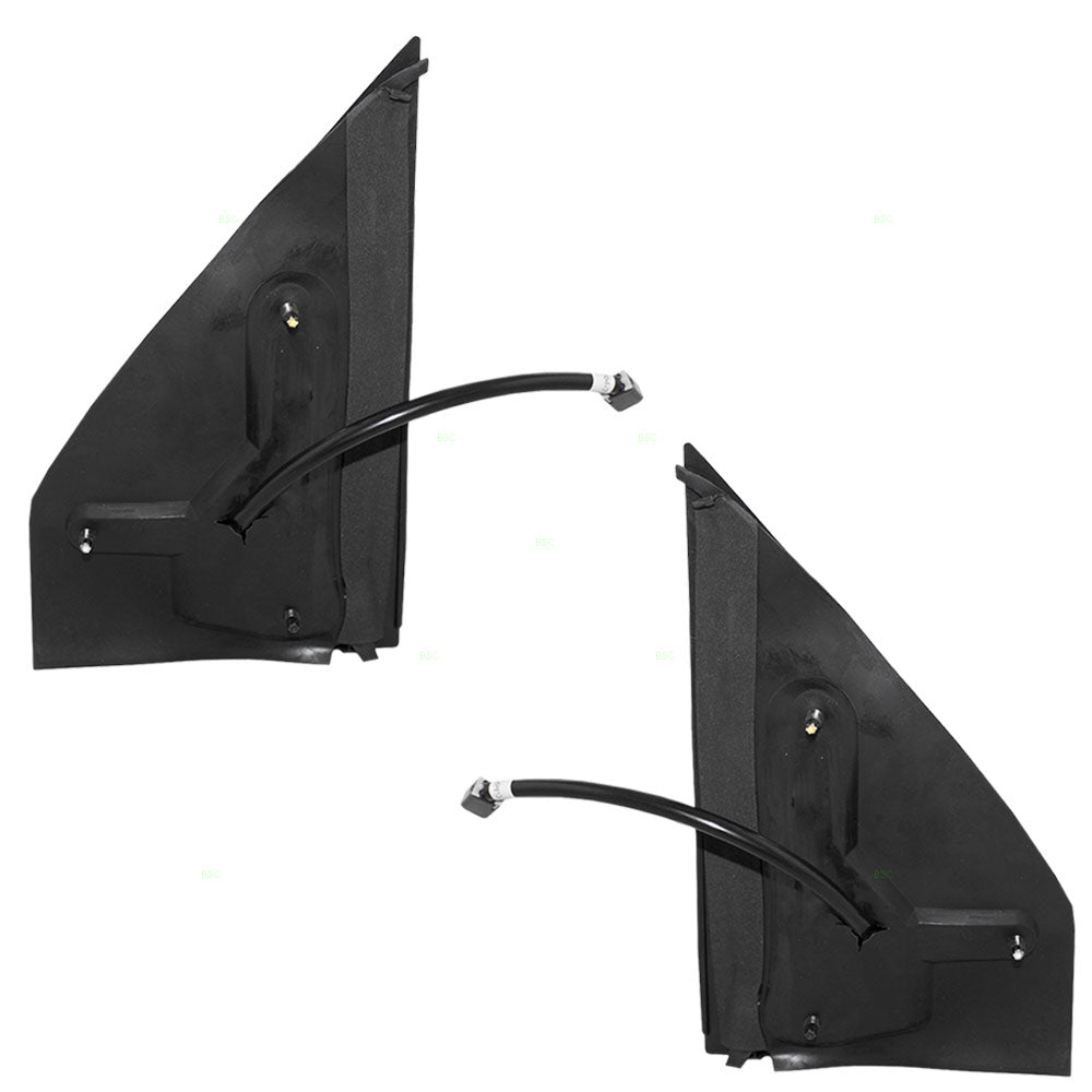 Brock Replacement Driver and Passenger Set Power Side Door Below Eyeline Mirrors Compatible with 2000-2005 Astro Safari Van 15757375 15757376