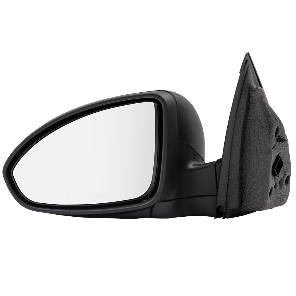 Brock Replacement Driver Power Side Door Mirror Textured Black Compatible with 11-15 Cruze 16 Cruze Limited 95186709