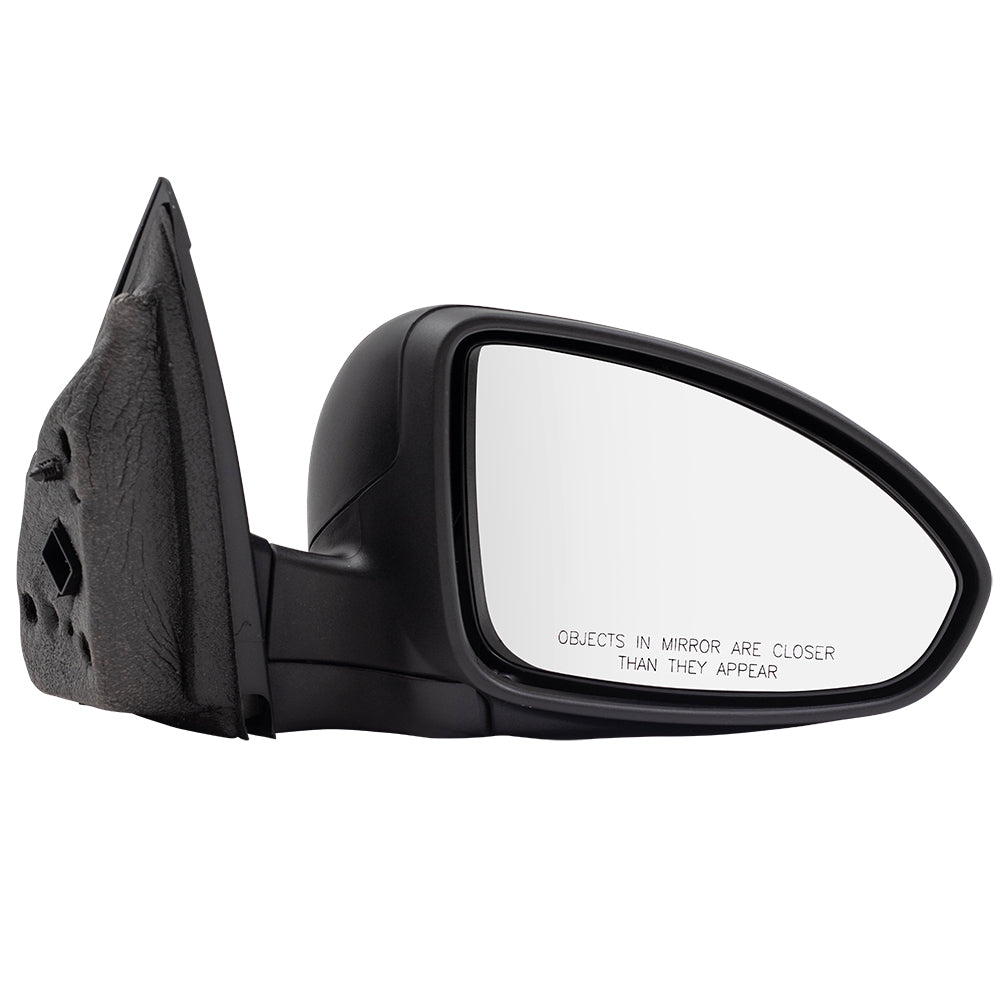 Brock Replacement Passenger Power Side Door Mirror Textured Black Compatible with 11-15 Cruze 16 Cruze Limited 95186710