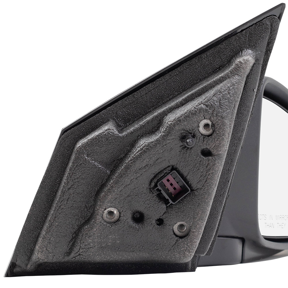 Brock Replacement Passenger Power Side Door Mirror Textured Black Compatible with 11-15 Cruze 16 Cruze Limited 95186710
