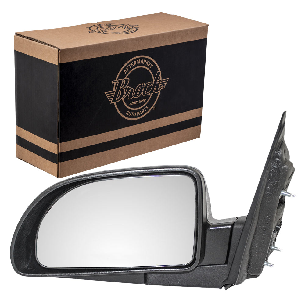 Brock Replacement Driver Power Side Door Mirror Textured Compatible with Vue Equinox Torrent 15873076