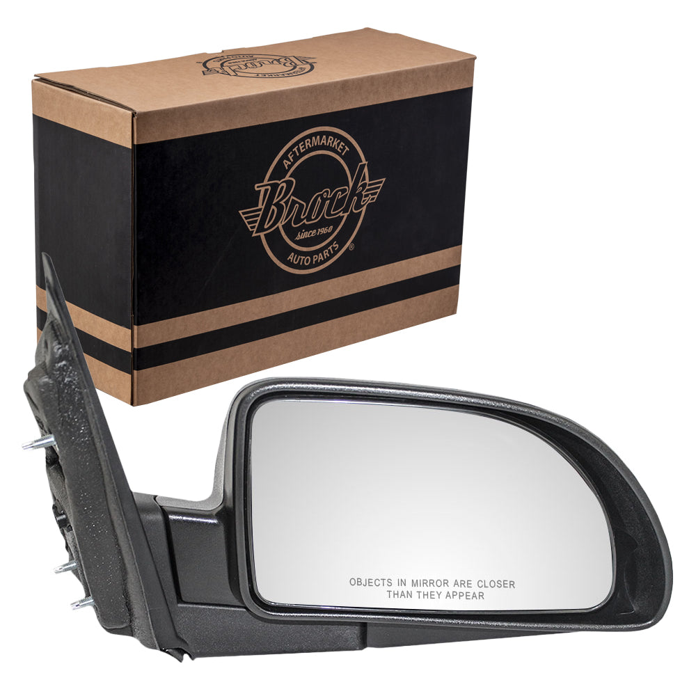 Brock Replacement Passenger Power Side Door Mirror Textured Compatible with Vue Equinox Torrent 15873077