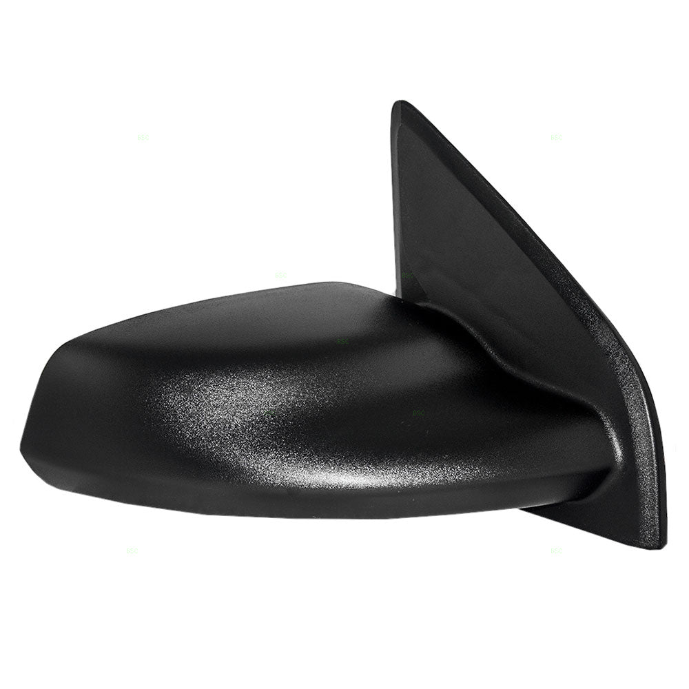 Brock Replacement Passenger Power Side Door Mirror Textured Compatible with 2003-2007 Ion Sedan 22726679