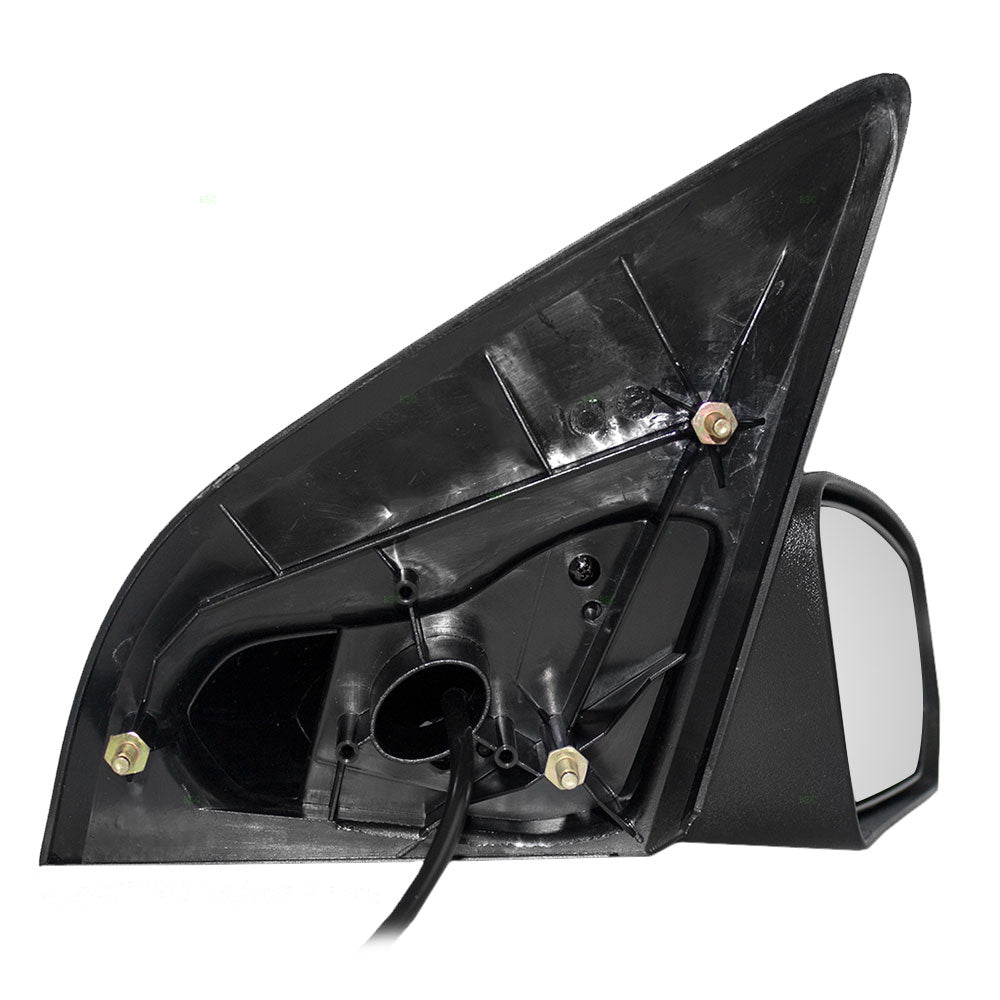 Brock Replacement Passenger Power Side Door Mirror Textured Compatible with 2003-2007 Ion Sedan 22726679