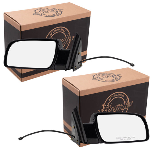 Power Mirror for 1988-1999 C1500 Standard Type Metal Base Manual Fold for 1992-1999 C1500 Suburban for 1988-1999 C2500 for 1992-1999 C2500 Suburban for 1995-2000 Tahoe for 1992-1994 Blazer 15764757