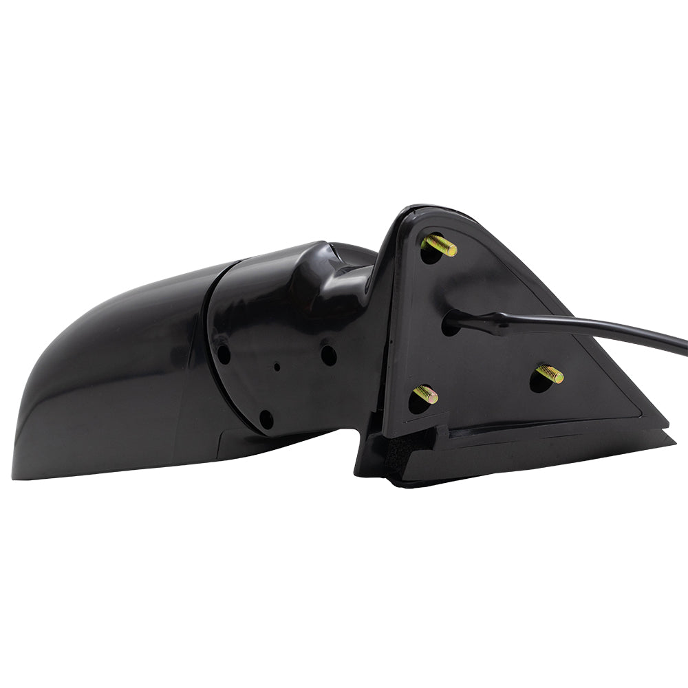 Brock Aftermarket Replacement Passenger Power Mirror Standard Type Paint To Match Black - Plastic Base without Heat Compatible with 15764758