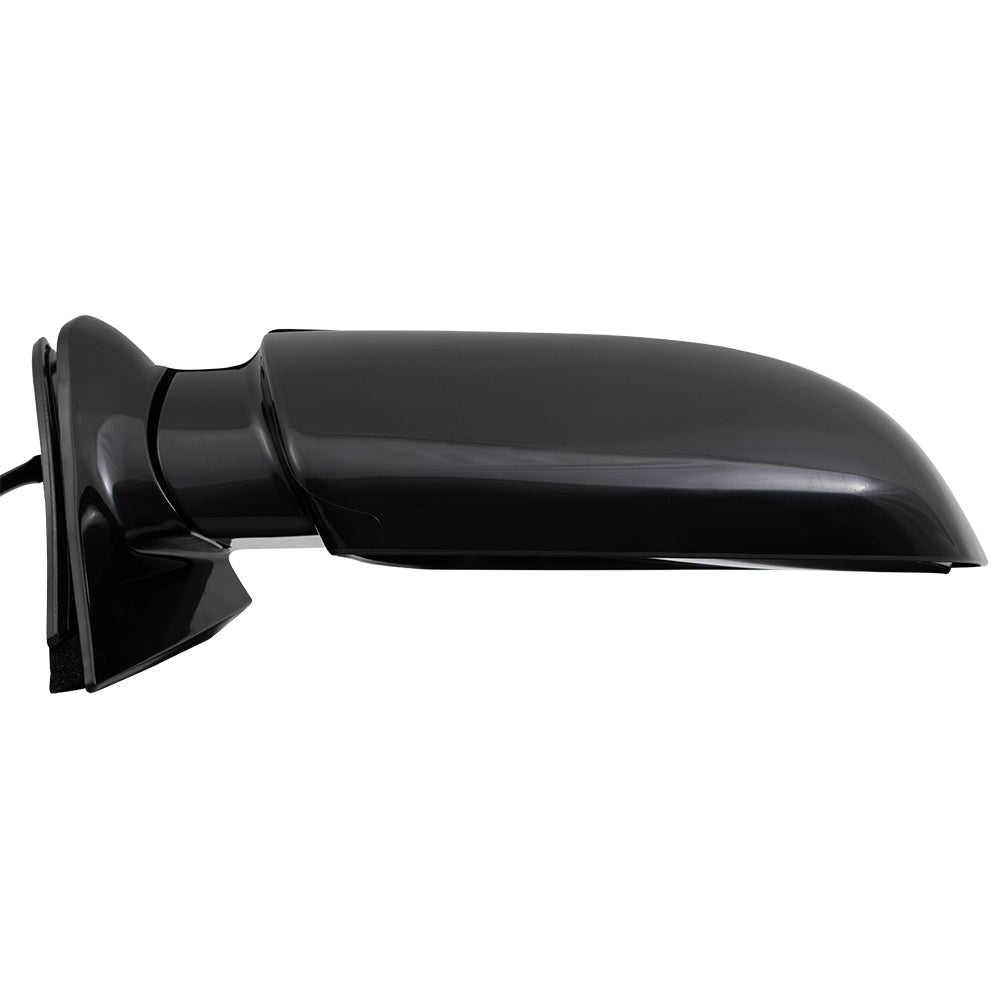 Brock Aftermarket Replacement Passenger Power Mirror Standard Type Paint To Match Black - Plastic Base without Heat Compatible with 15764758