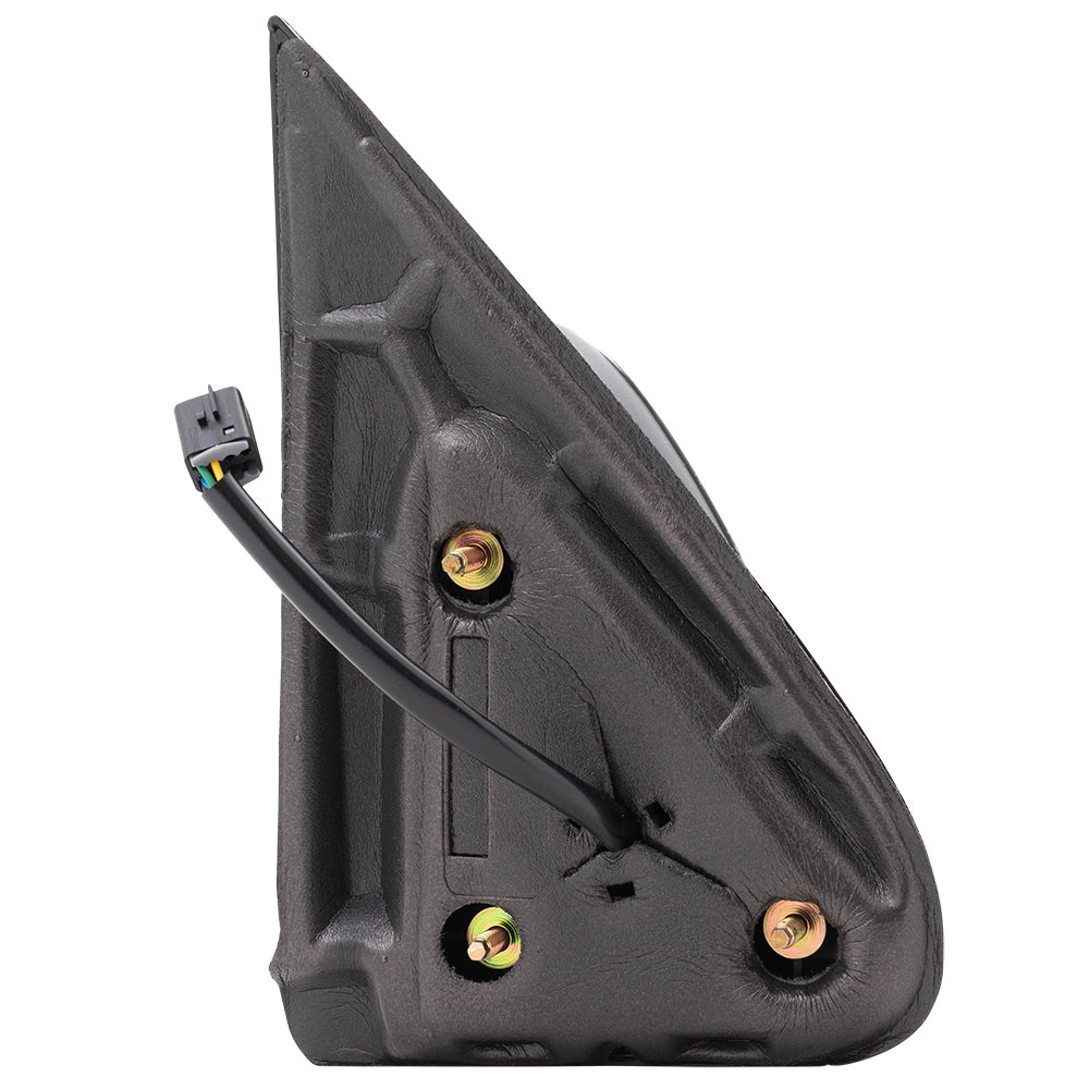 Brock Replacement Driver Power Side Door Mirror Black and Chrome Compatible with 99-02 Silverado Sierra Pickup Truck 15172249
