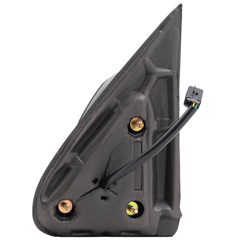 Brock Replacement Passenger Power Side Door Black & Chrome Mirror Compatible with 99-02 Silverado Sierra Pickup Truck 15172248