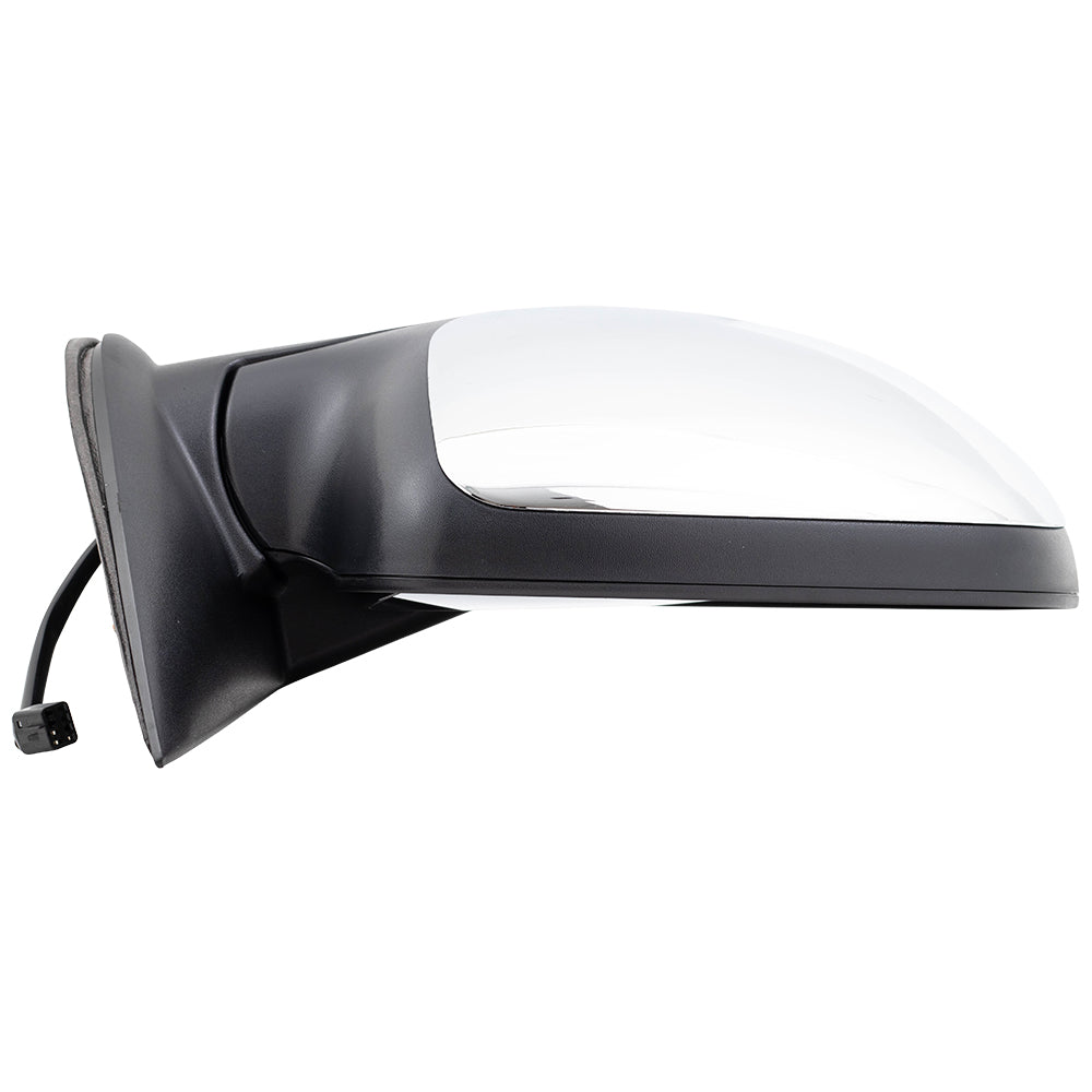 Power Mirror for 1999-2002 Silverado 1500 Textured Black Housing Chrome Cap Manual Fold for 2001-2002 Silverado 1500 HD for 1999-2002 Sierra 2500 for 2001-2002 Sierra 2500 HD 15172248 Right GM1321174