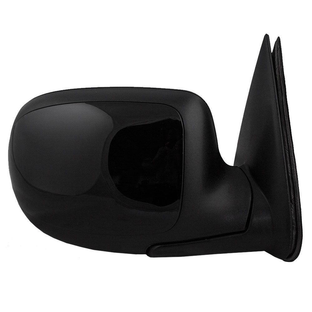 Brock Replacement Passenger Power Side Door Mirror with Cap Compatible with 1999-2002 Silverado Sierra Pickup Truck 15172248