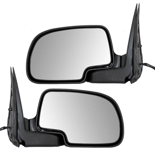 Power Mirror for 1999-2002 Silverado 1500 OEM Substitute Manual Fold for 2001-2002 Silverado 1500 HD for 1999-2002 Sierra 2500 for 2001-2002 Sierra 2500 HD Set
