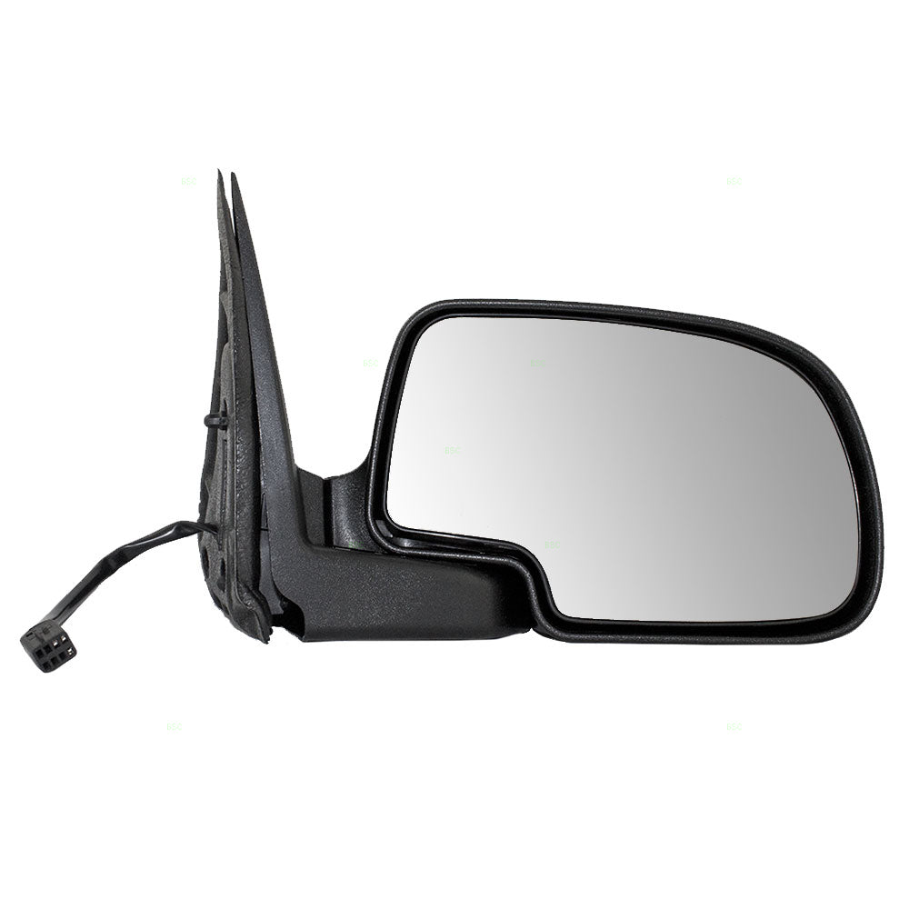 Brock Replacement Passenger Performance Upgrade Power Side Door Mirror Textured Compatible with 99-02 Silverado Sierra Pickup Truck 15172248