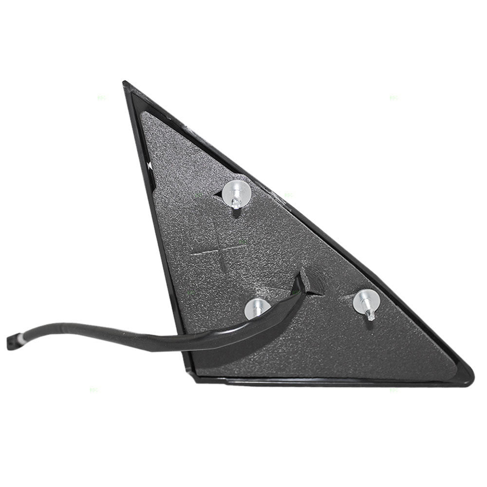 Brock Replacement Driver Power Side Door Mirror Single Post Compatible with 2002-2005 Grand Am 22724872