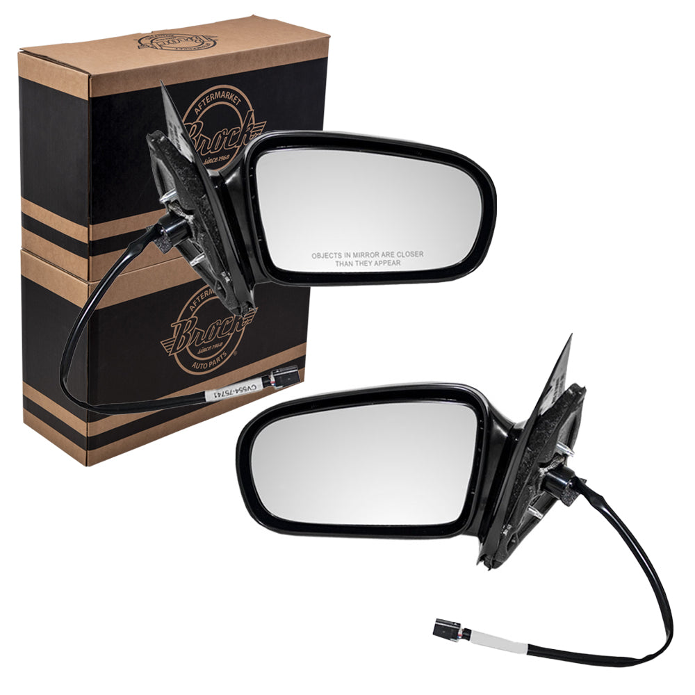 Power Mirror for 1995-2005 Cavalier Exc Z24 Non-Fold for 1995-2005 Sunfire 10362464 Set GM1320149