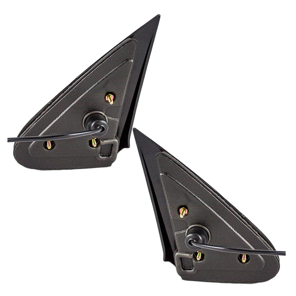 Replacement Driver and Passenger Set Power Side Door Mirrors Compatible with Cavalier Sunfire Sedan 10362465 22728844