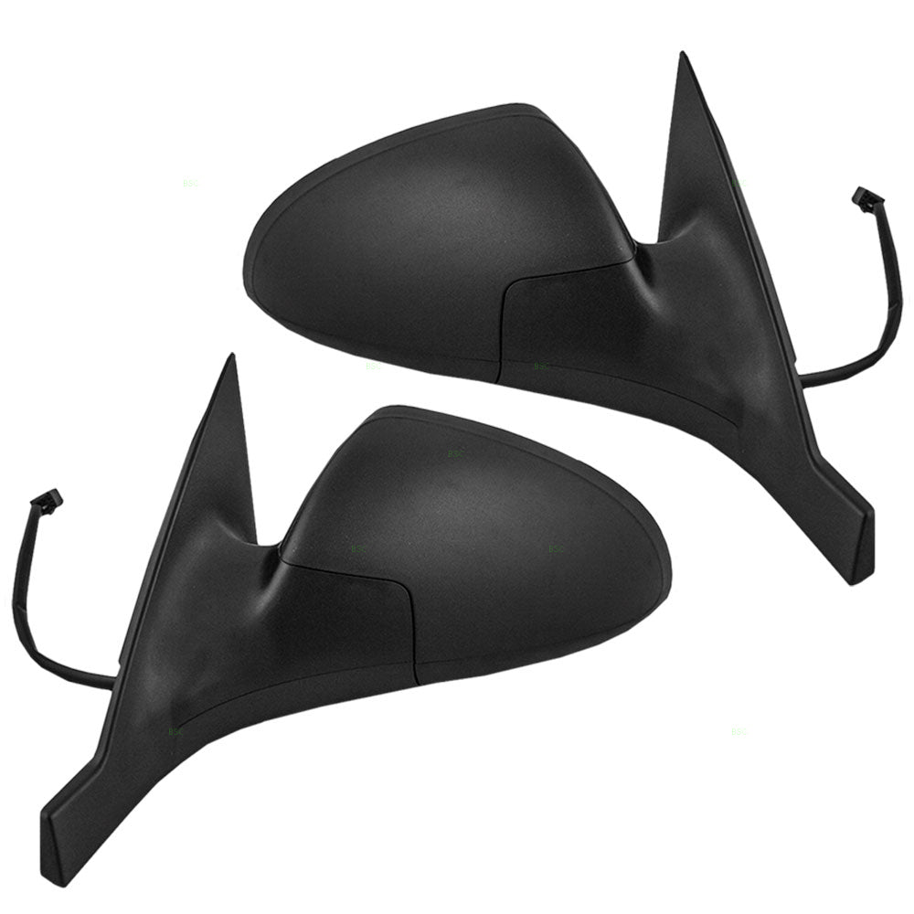 Replacement Driver and Passenger Set Power Side Door Mirrors Textured Compatible with 2006-2009 G6 Coupe Convertible 15824509 15824510