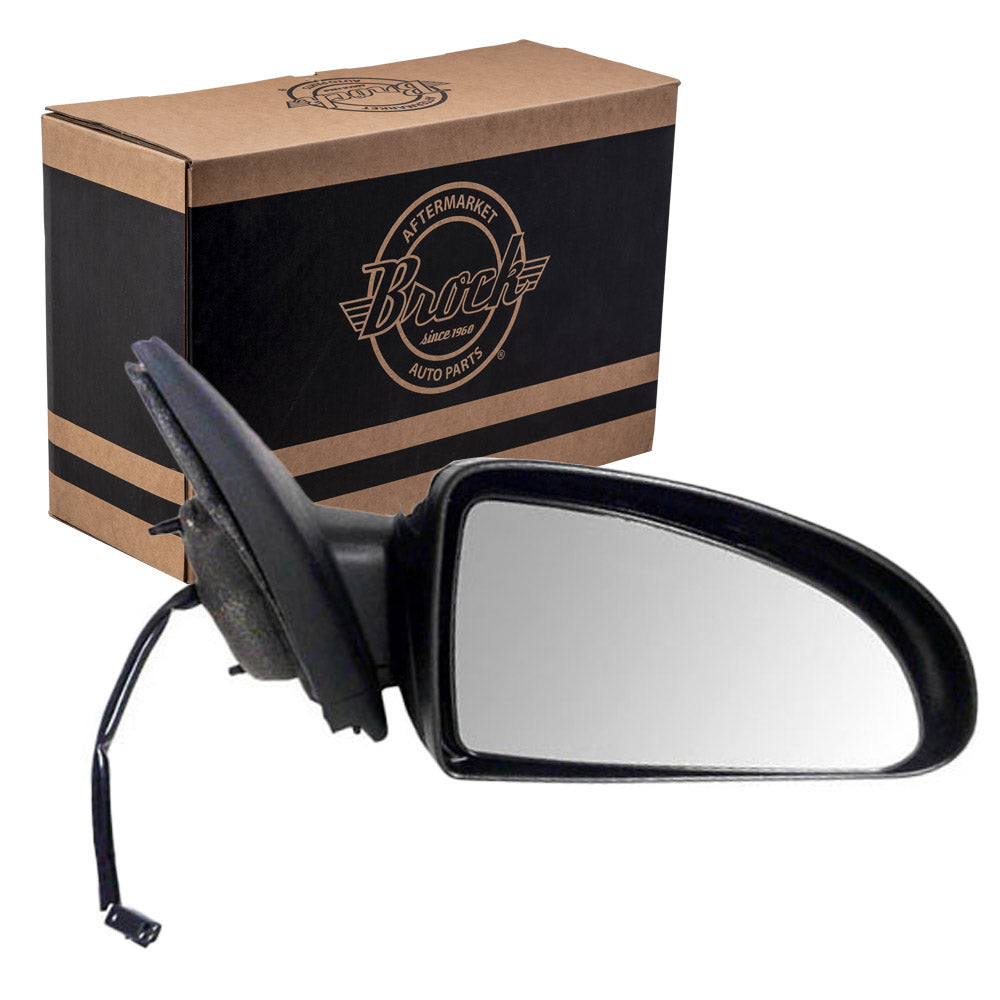 Replacement Passenger Power Side Door Mirror with Cap Compatible with G5 Cobalt Sedan 25831895