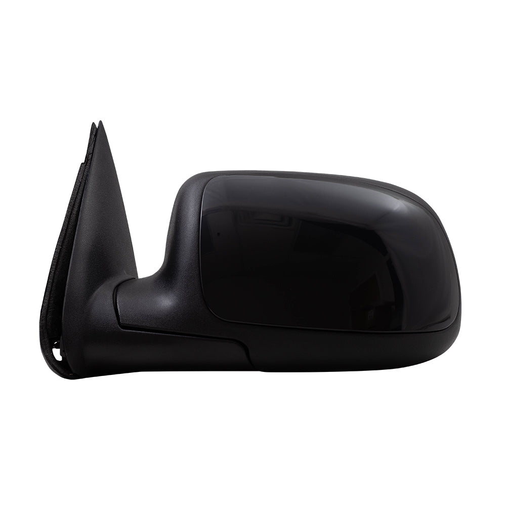 Brock Aftermarket Replacement Driver Left Power Mirror Paint to Match Black Cap with Heat-Memory-Signal On Glass-Puddle Light-Power Folding without Auto Dim Compatible with 2003-2006 Chevy Silverado