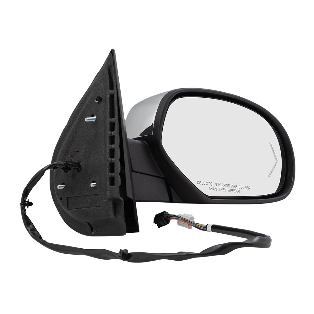 Power Mirror for 2009-2013 Silverado 1500 Turn Signal Indicator Puddle Lamp Memory Heated Manual Fold for 2009-2014 Silverado 2500 for 2009-2013 Sierra 1500 for 2009-2014 Sierra 2500 HD 20843114 Set