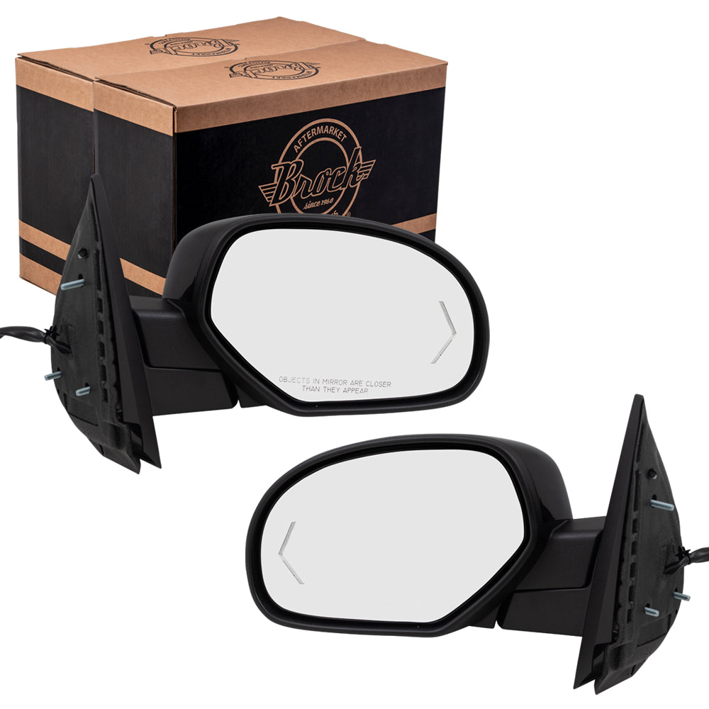 Power Mirror for 2009-2013 Silverado 1500 Turn Signal Indicator Puddle Lamp Memory Heated Power Fold for 2009-2014 Silverado 2500 for 2009-2013 Sierra 1500 for 2009-2014 Sierra 2500 HD 20843142 Set