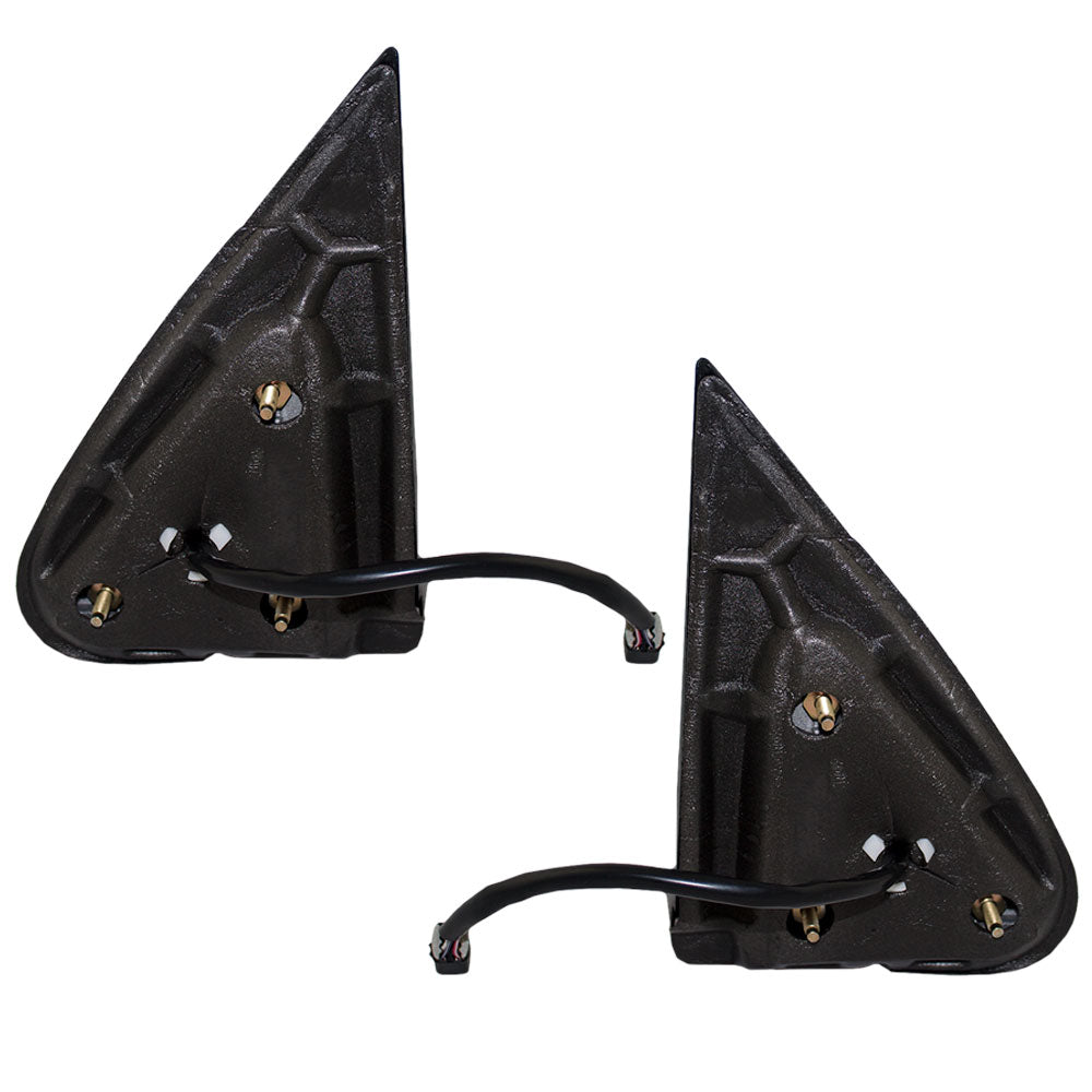 Power Mirror for 1999-2002 Silverado 1500 Textured Black Base-Chrome Cover OEM Substitute Puddle Lamp Heated Manual Fold for 2001-2002 Silverado 1500 HD for 2000-2002 Tahoe for 2002 Avalanche 2500