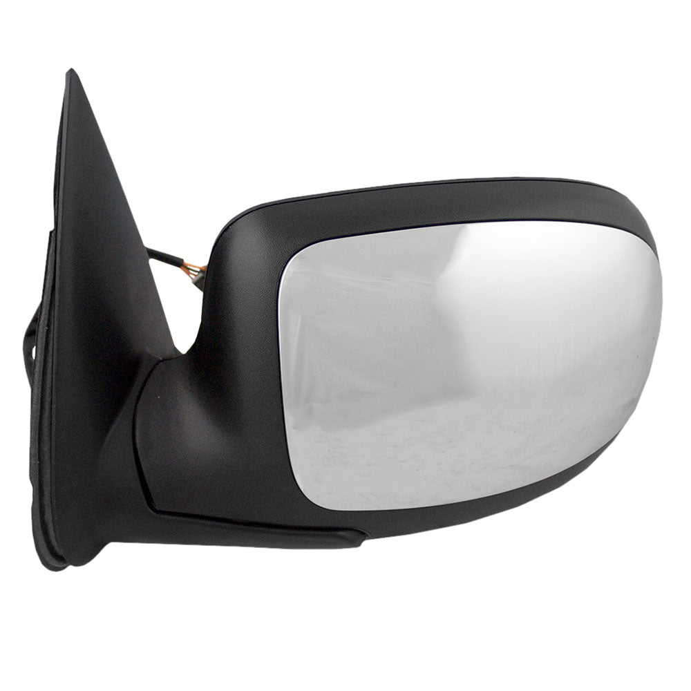 OEM Replacement Driver Power Door Mirror Heated Puddle Lamp w/ Chrome Cover Compatible with 1999-2002 Silverado Sierra Pickup Truck