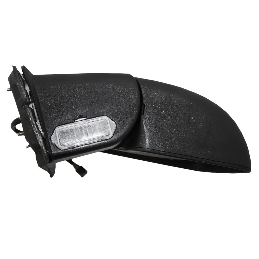 Power Mirror for 1999-2002 Silverado 1500 Textured Black Base-Chrome Cover OEM Substitute Puddle Lamp Heated Manual Fold for 2001-2002 Silverado 1500 HD for 2000-2002 Tahoe for 2002 Avalanche 2500