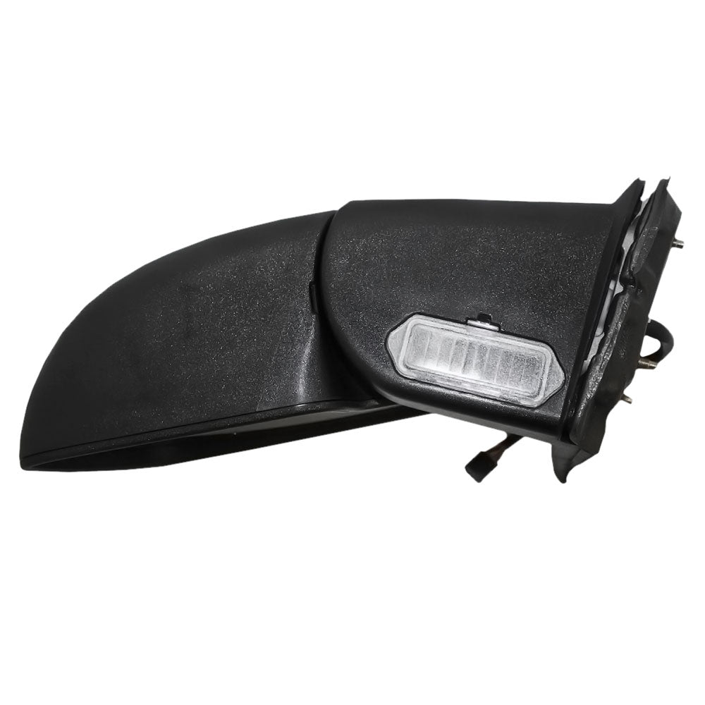 Power Mirror for 1999-2002 Silverado 1500 Textured Black Base-Chrome Cover OEM Substitute Puddle Lamp Heated Manual Fold for 2001-2002 Silverado 1500 HD for 2000-2002 Tahoe for 2002 Avalanche 2500