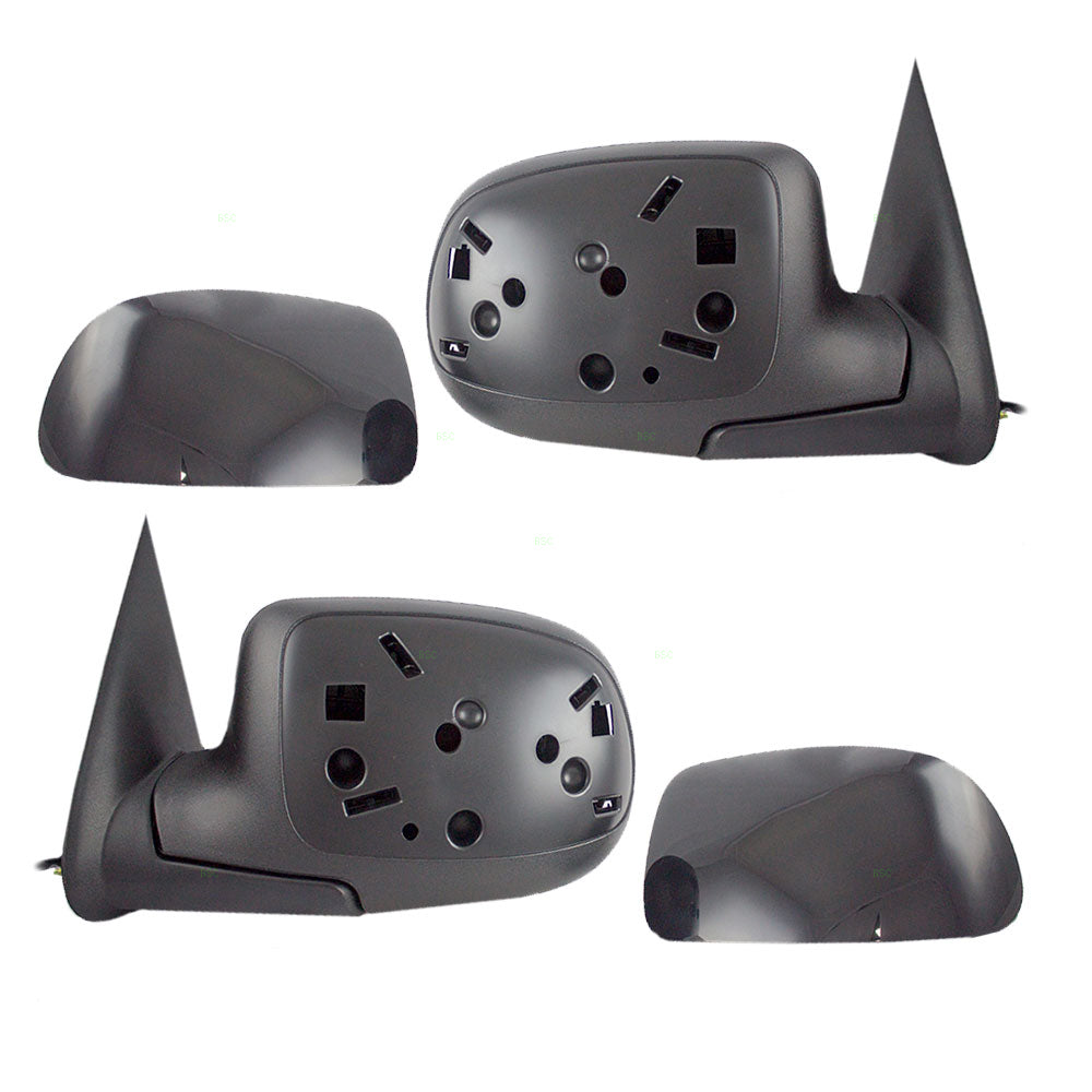 Power Mirror for 1999-2002 Silverado 1500 Puddle Lamp Heated Manual Fold for 2001-2002 Silverado 1500 HD for 2000-2002 Tahoe for 2000-2002 Suburban 2500 for 2002 Avalanche 2500 for 2002 Escalade Set