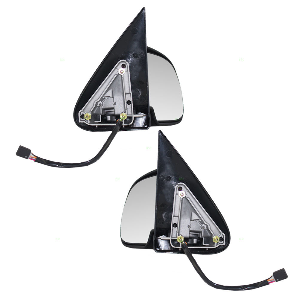 Power Mirror for 1999-2002 Silverado 1500 Puddle Lamp Heated Manual Fold for 2001-2002 Silverado 1500 HD for 2000-2002 Tahoe for 2000-2002 Suburban 2500 for 2002 Avalanche 2500 for 2002 Escalade Set