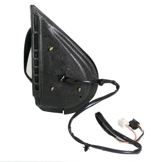 Replacement Driver Power Side Door Mirror Heated Puddle Lamp Manual Folding Compatible with 2007-2013 Silverado Sierra Avalanche Pickup