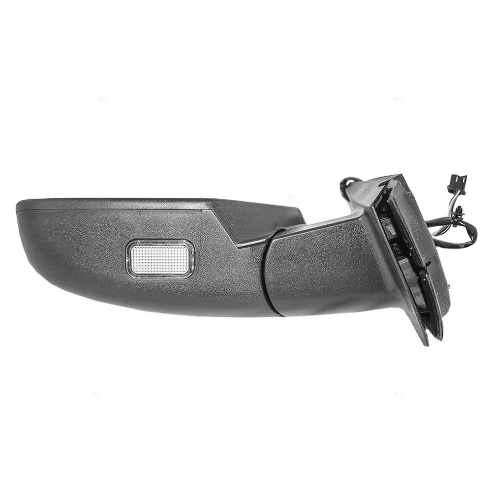 Power Mirror for 2007-2013 Silverado 1500 Puddle Lamp Heated Manual Fold for 2007-2009 Silverado 2500 for 2007-2014 Tahoe for 2007-2014 Suburban 1500 for 2007-2013 Suburban 2500 25831194 Left