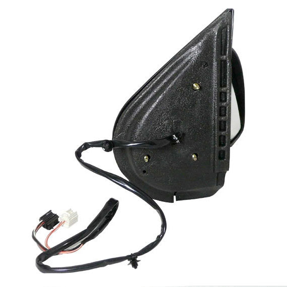 Replacement Passenger Power Side Door Mirror Heated Puddle Lamp Manual Folding Compatible with 2007-2013 Silverado Sierra Avalanche Pickup