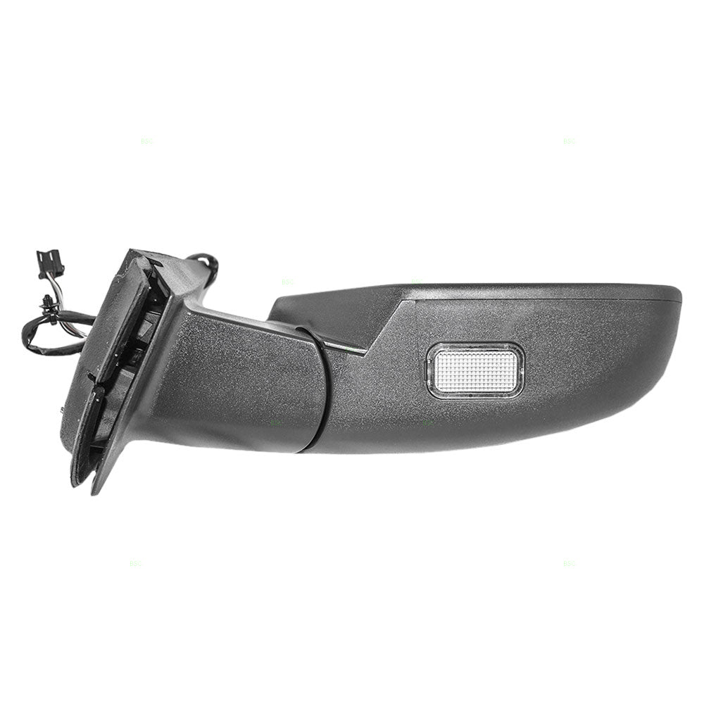 Power Mirror for 2007-2013 Silverado 1500 Puddle Lamp Heated Manual Fold for 2007-2009 Silverado 2500 for 2007-2014 Tahoe for 2007-2014 Suburban 1500 for 2007-2013 Suburban 2500 25779805 Right