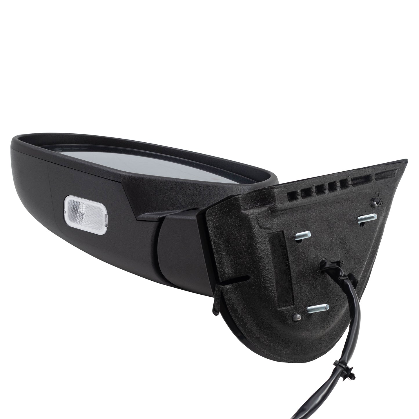 Replacement Driver Power Folding Door Mirror Heated Memory Puddle Lamp Signal on Glass Compatible with 25831236