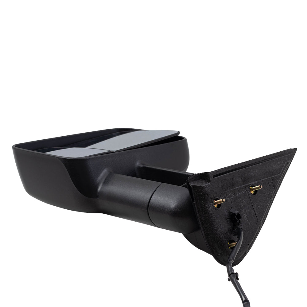 Brock Replacement Driver Power Tow Telescopic Side Door Mirror Heated Signal On Glass Compatible with 2003-2006 Silverado Sierra Avalanche Pickup