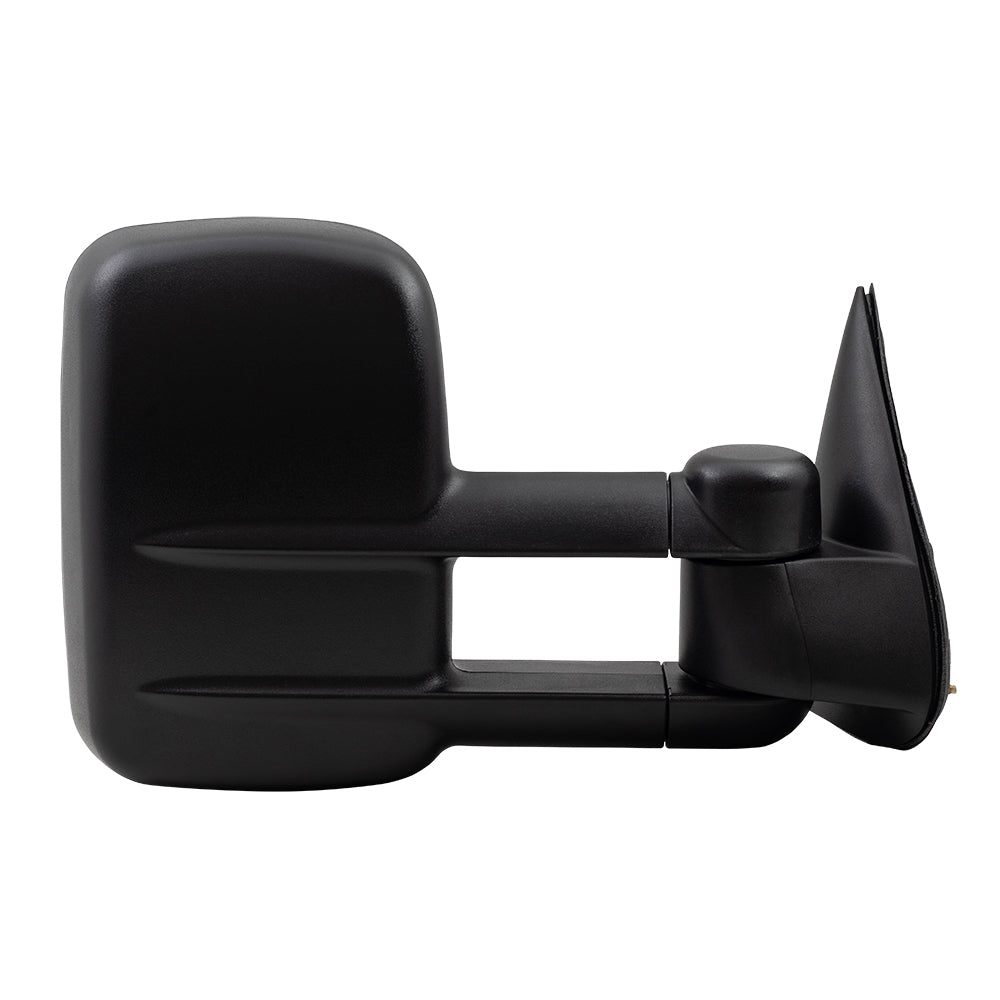 Brock Replacement Passenger Power Tow Telescopic Side Door Mirror Heated Signal On Glass Compatible with 2003-2006 Silverado Sierra Avalanche Pickup