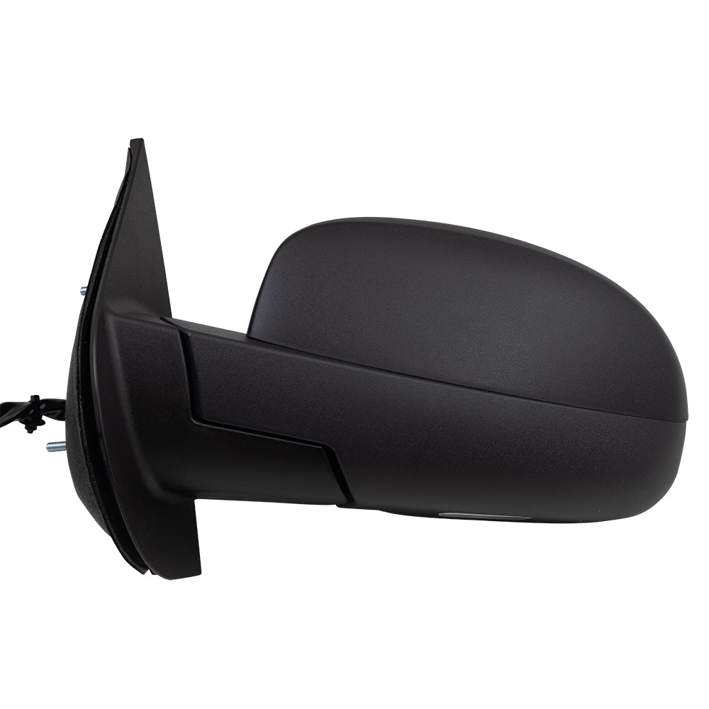 Replacement Driver Power Side Door Mirror Heated Memory Puddle Lamp Signal on Glass Compatible with 2007-2014 Silverado Pickup Truck