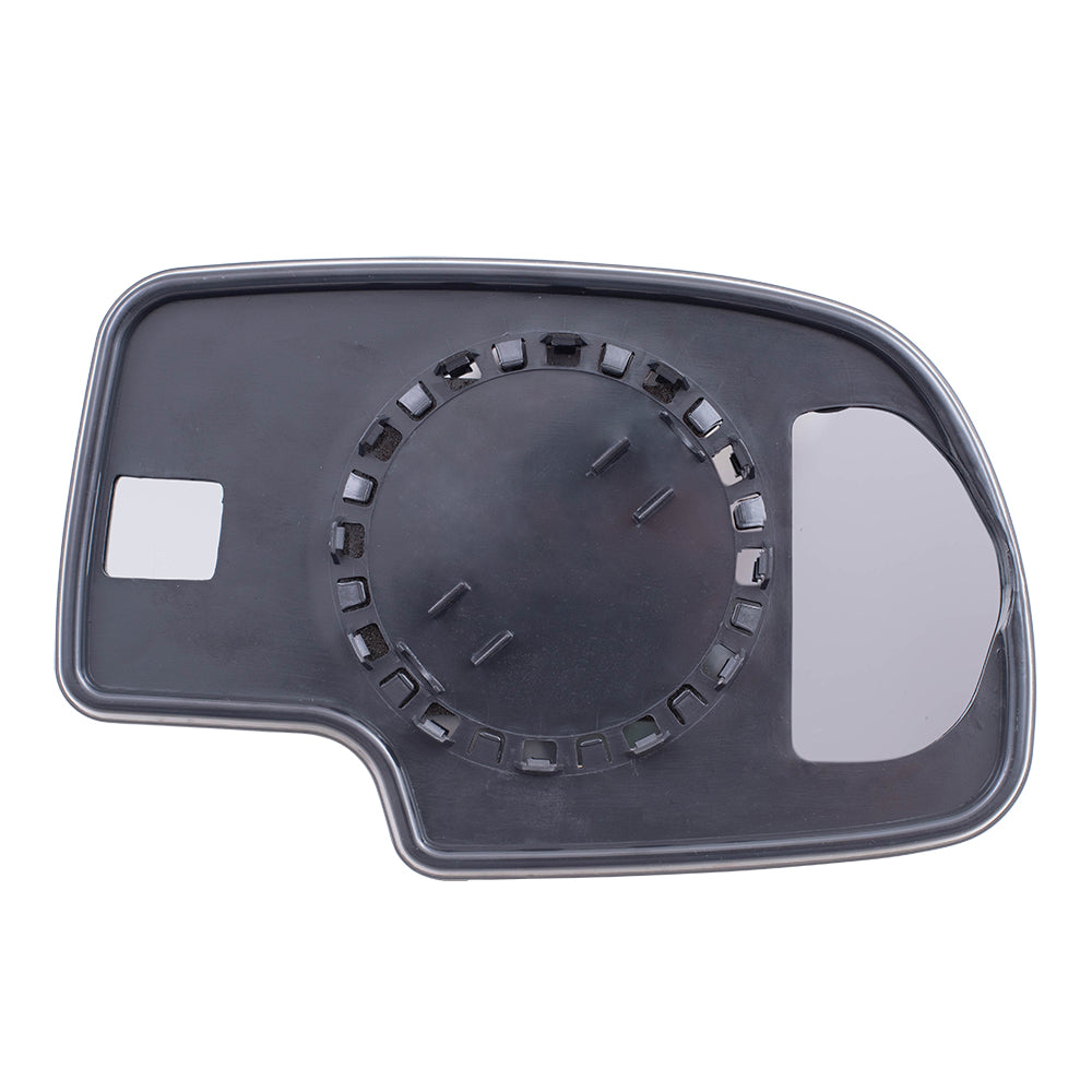 Mirror Glass with Base for 1999-2006 Silverado 1500 for 2001-2006 Silverado 1500 HD for 2000-2006 Tahoe for 2000-2006 Suburban 2500 for 1999-2004 Sierra 2500 for 2001-2006 Sierra 3500 12477843 Left